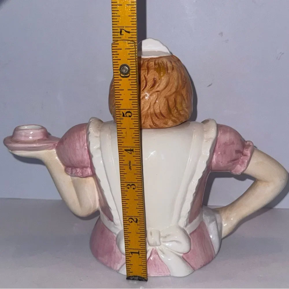 vintage ceramic diner waitress teapot